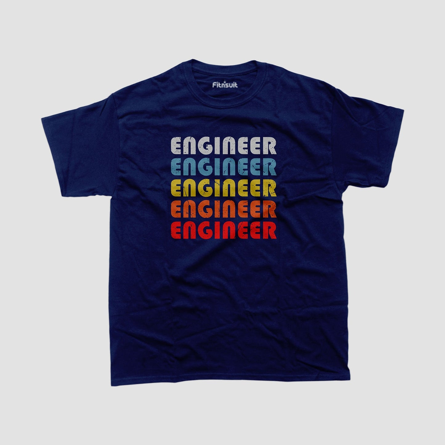 Repeating Word Pattern Mechanical Engineerchanical Engineer T shirt