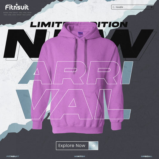 Black color Solid color Hoodie