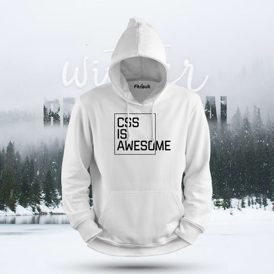 CSS Is Awesome Typography Hoodie & Sweatshirt