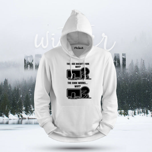 The Code Works Why Meme Programmer Hoodie & Sweatshirt