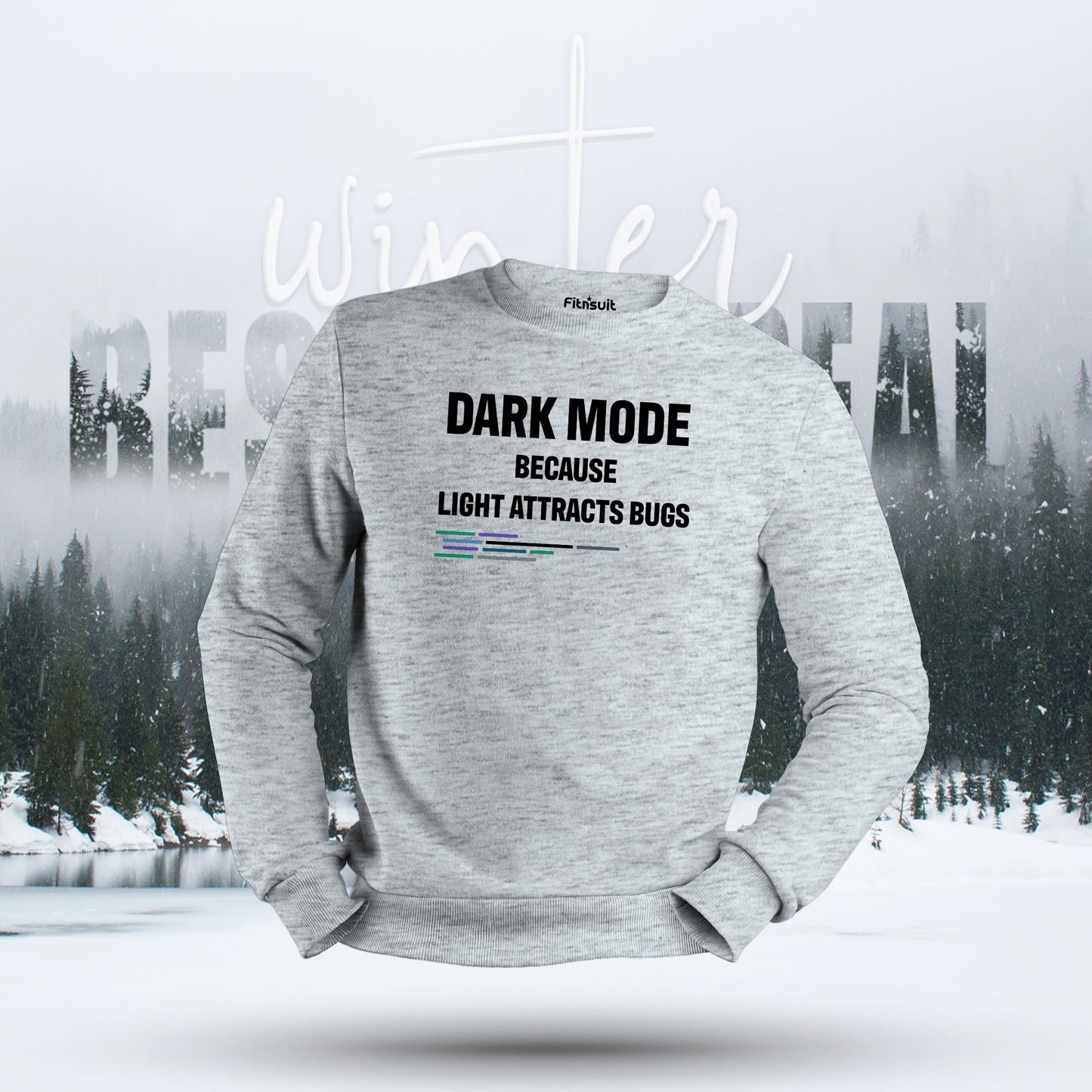 Dark Mode Because Light Attracts Bugs Hoodie & Sweatshirt