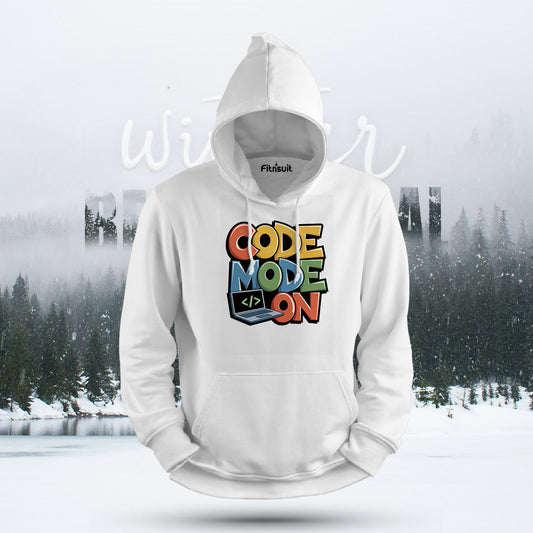 Code Mode On Laptop Graphic Hoodie & Sweatshirt