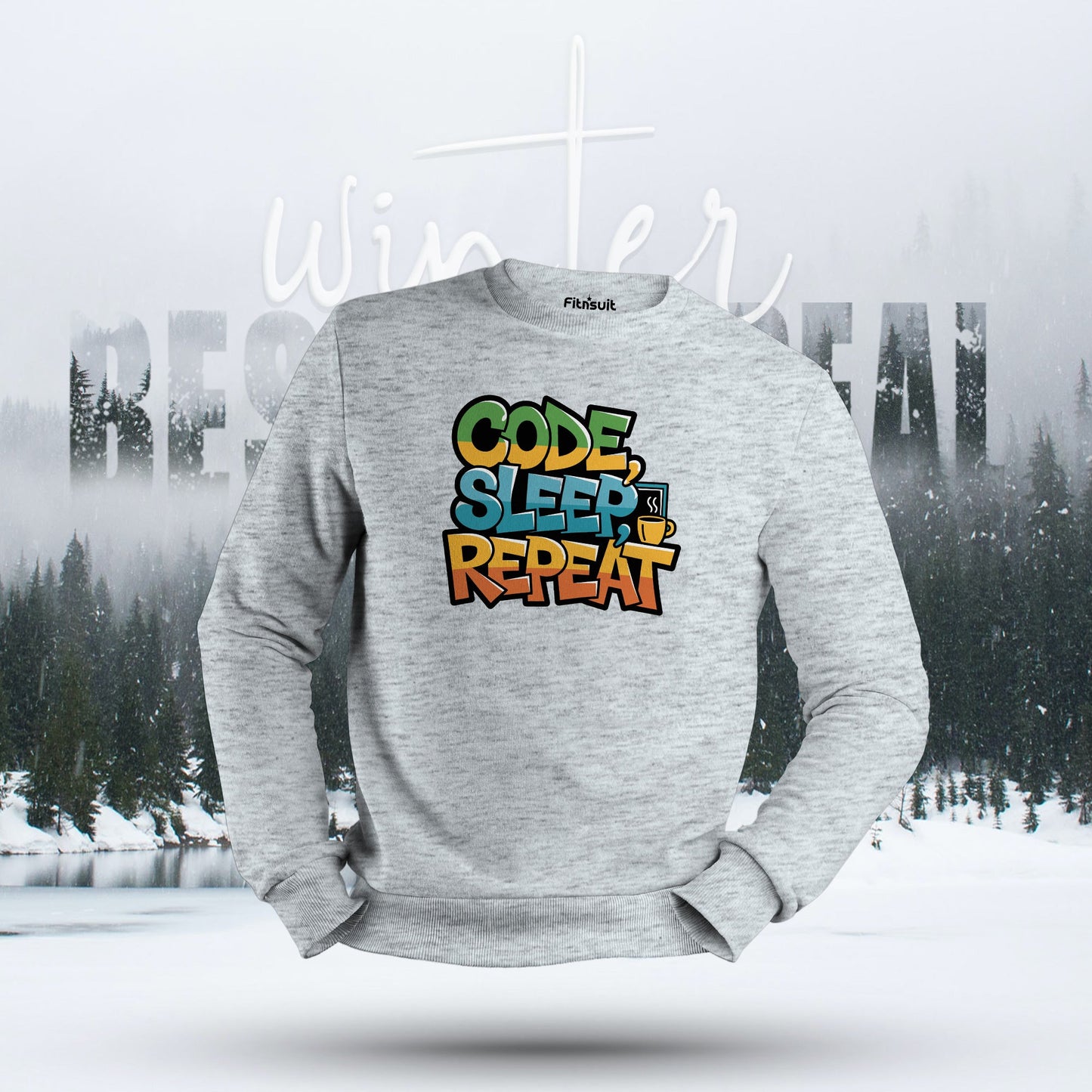 Code Sleep Repeat Programmer Hoodie & Sweatshirt