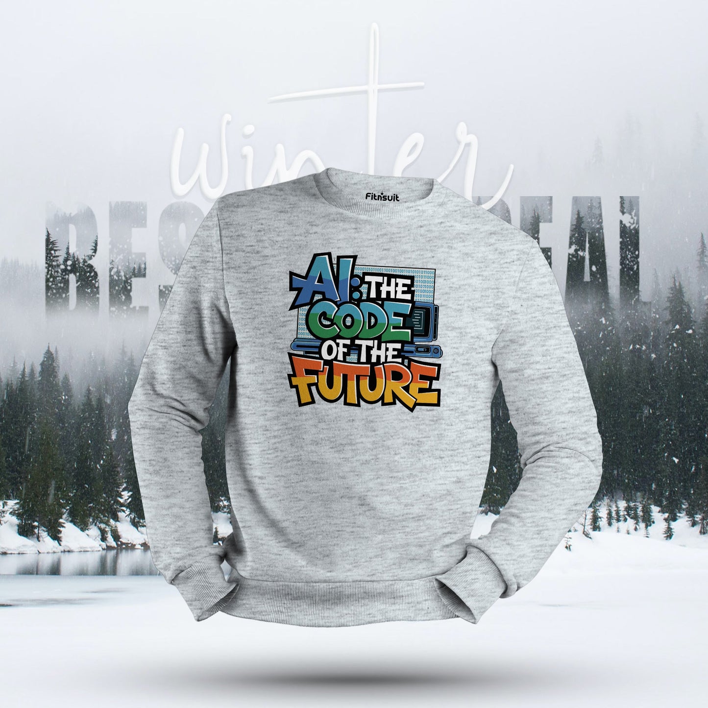 AI The Code of the Future Hoodie & Sweatshirt