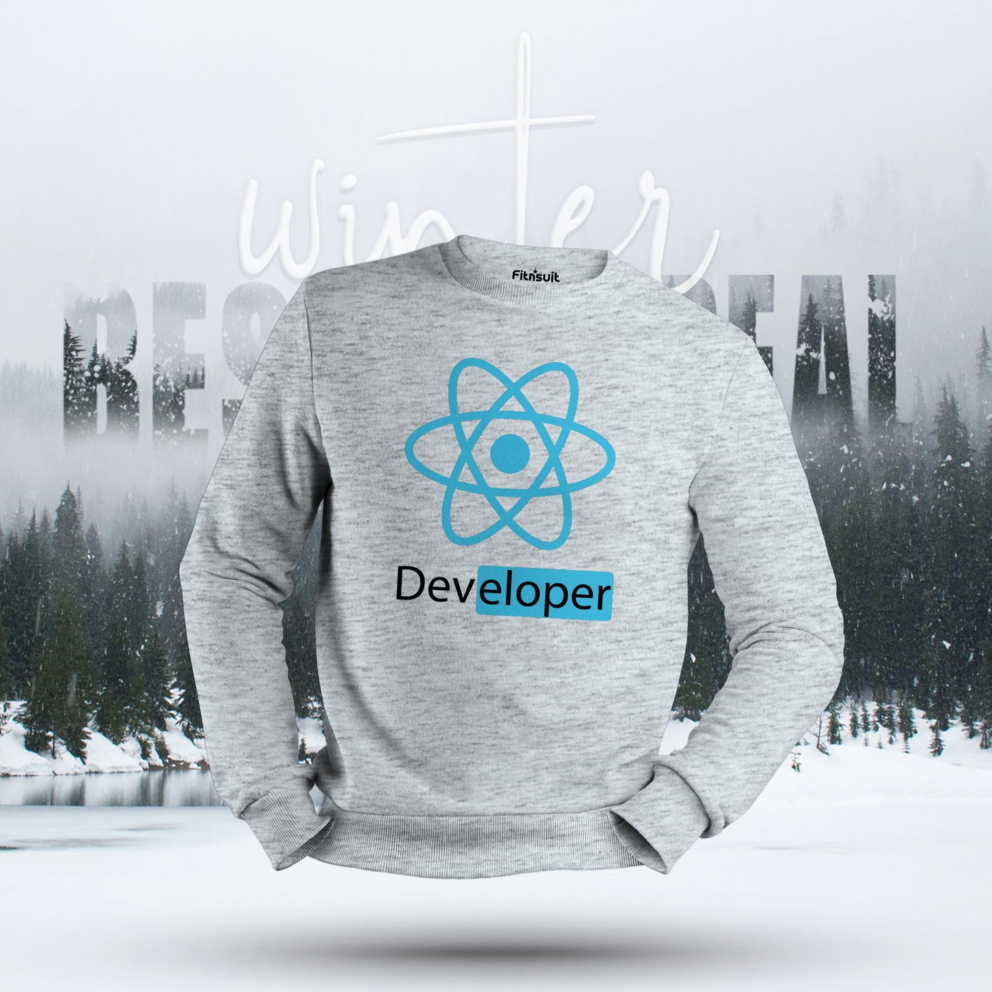 React Developer Logo Programmer Hoodie & Sweatshirt