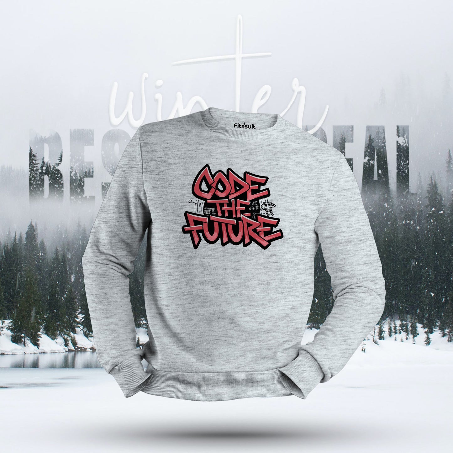 Code the Future Typography Hoodie & Sweatshirt