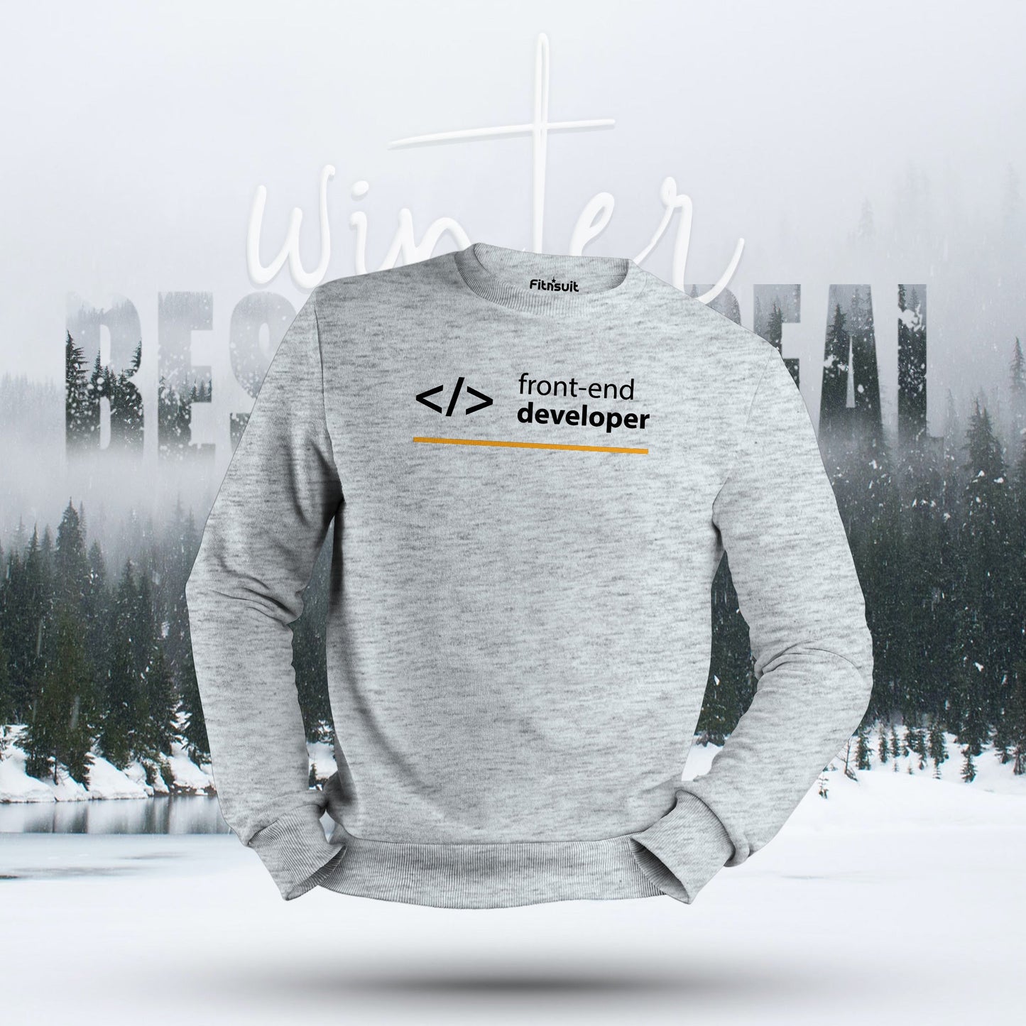 Front-End Developer Yellow Bar Hoodie & Sweatshirt