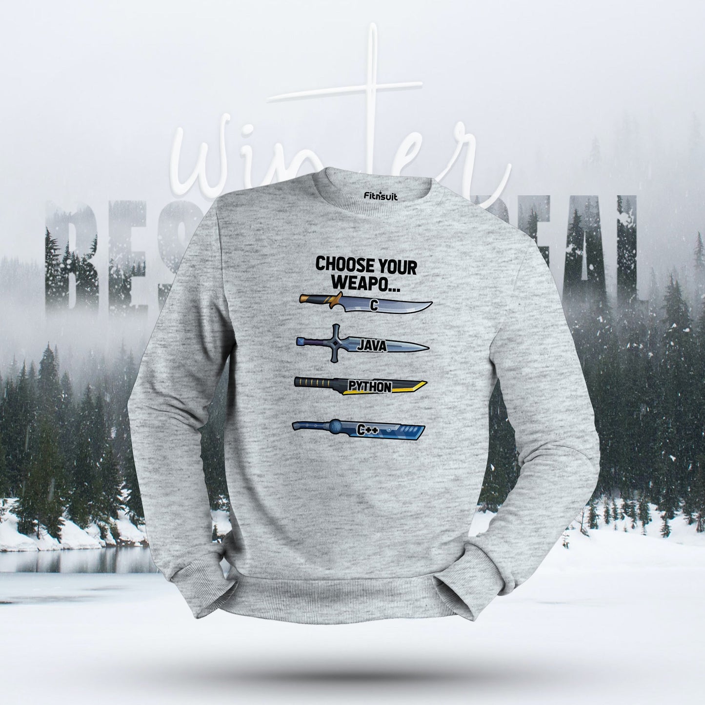 Choose Your Weapon Coding Languages Hoodie & Sweatshirt