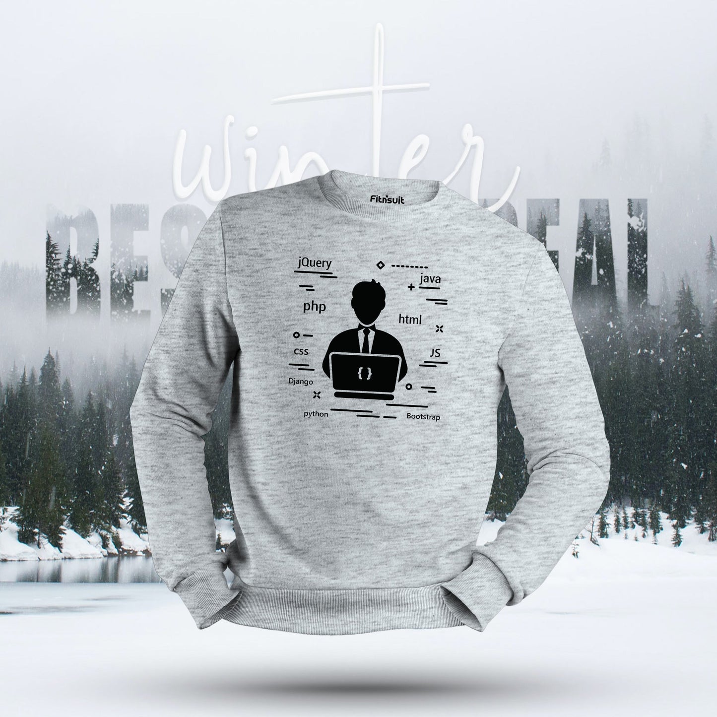 Programmer Tech Stack Languages Graphic Hoodie & Sweatshirt