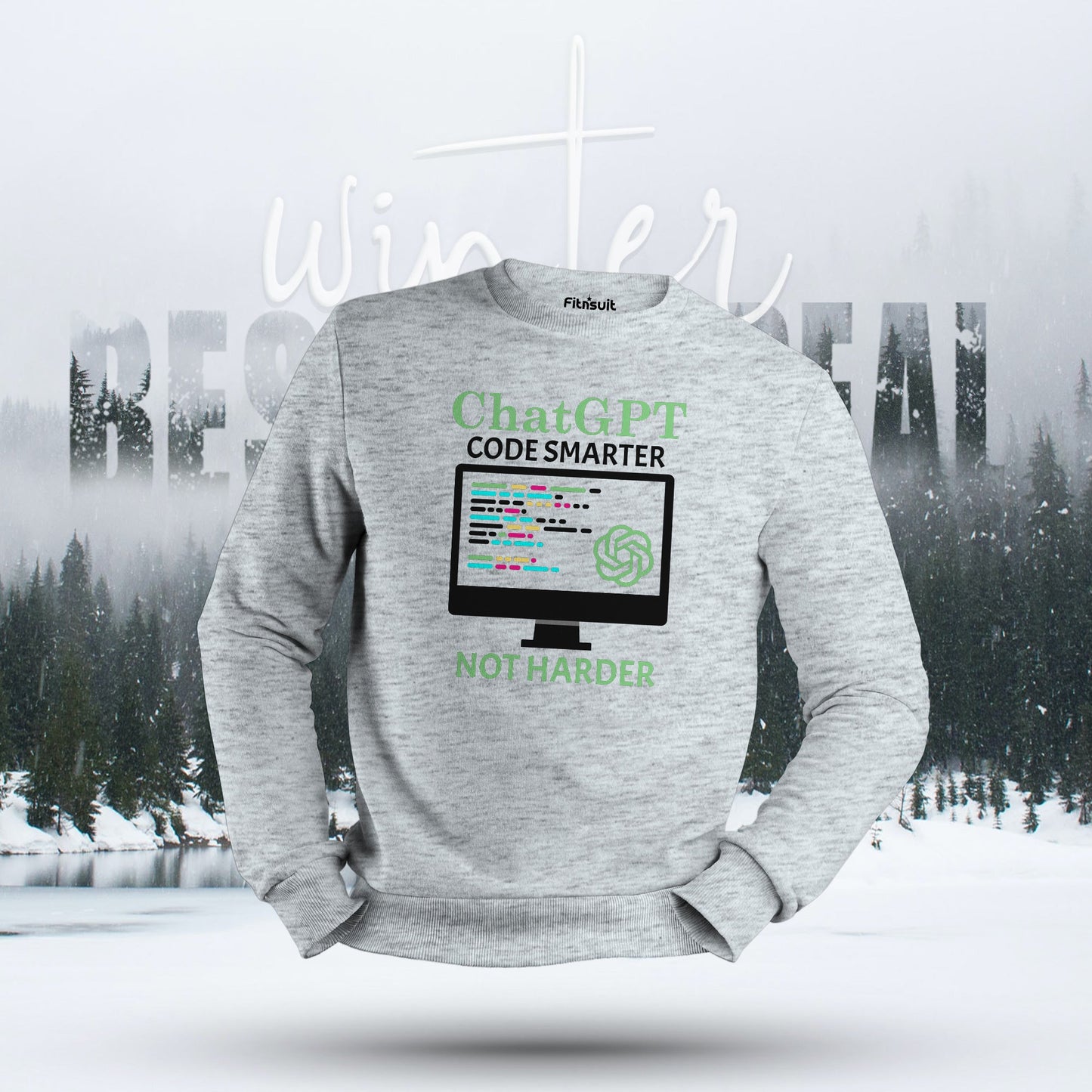 ChatGPT Code Smarter Not Harder Hoodie & Sweatshirt