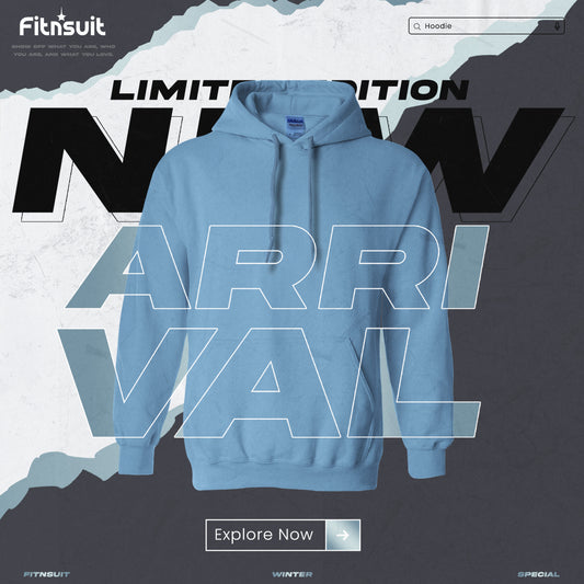 Pink color Solid color Hoodie