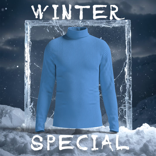 Premium White Turtel Neck T shirt