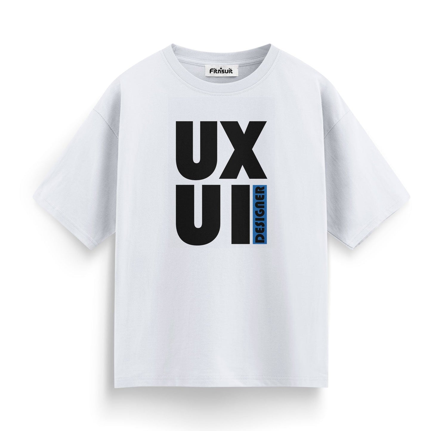 UX UI Designer Bold Stack Typography UI UX Designer T-Shirt