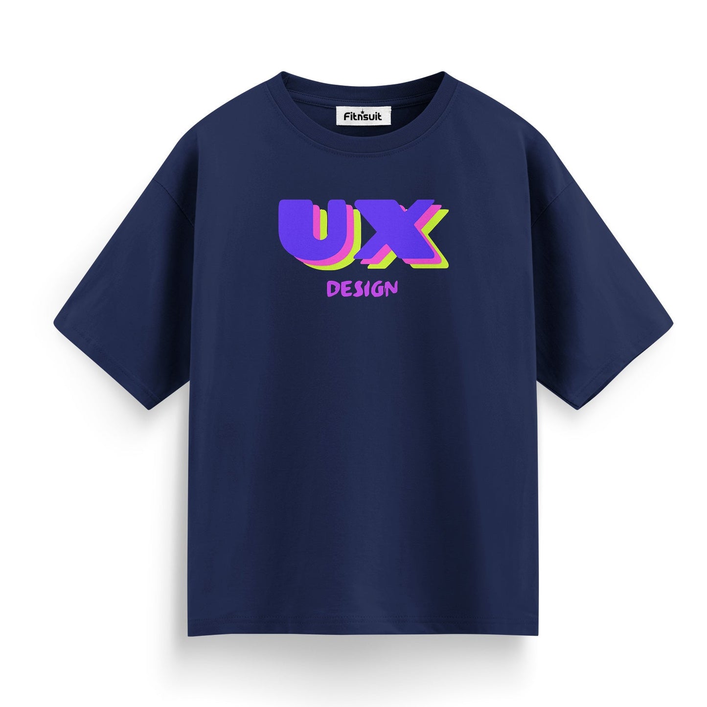 UX Design 3D Pop Text Style UI UX Designer T-Shirt
