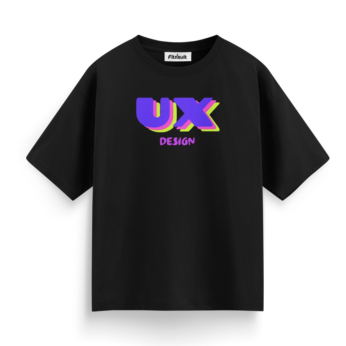 UX Design 3D Pop Text Style UI UX Designer T-Shirt