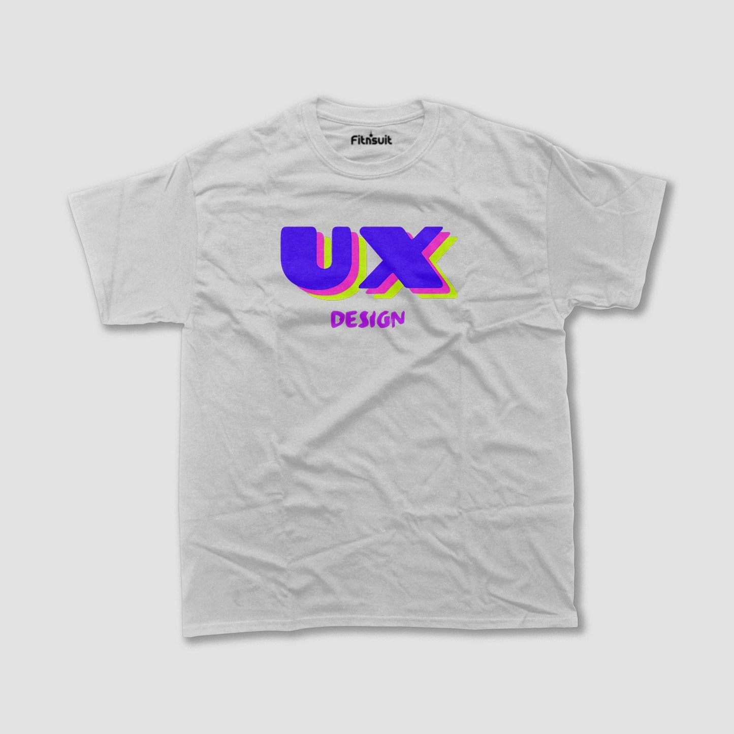 UX Design 3D Pop Text Style UI UX Designer T-Shirt