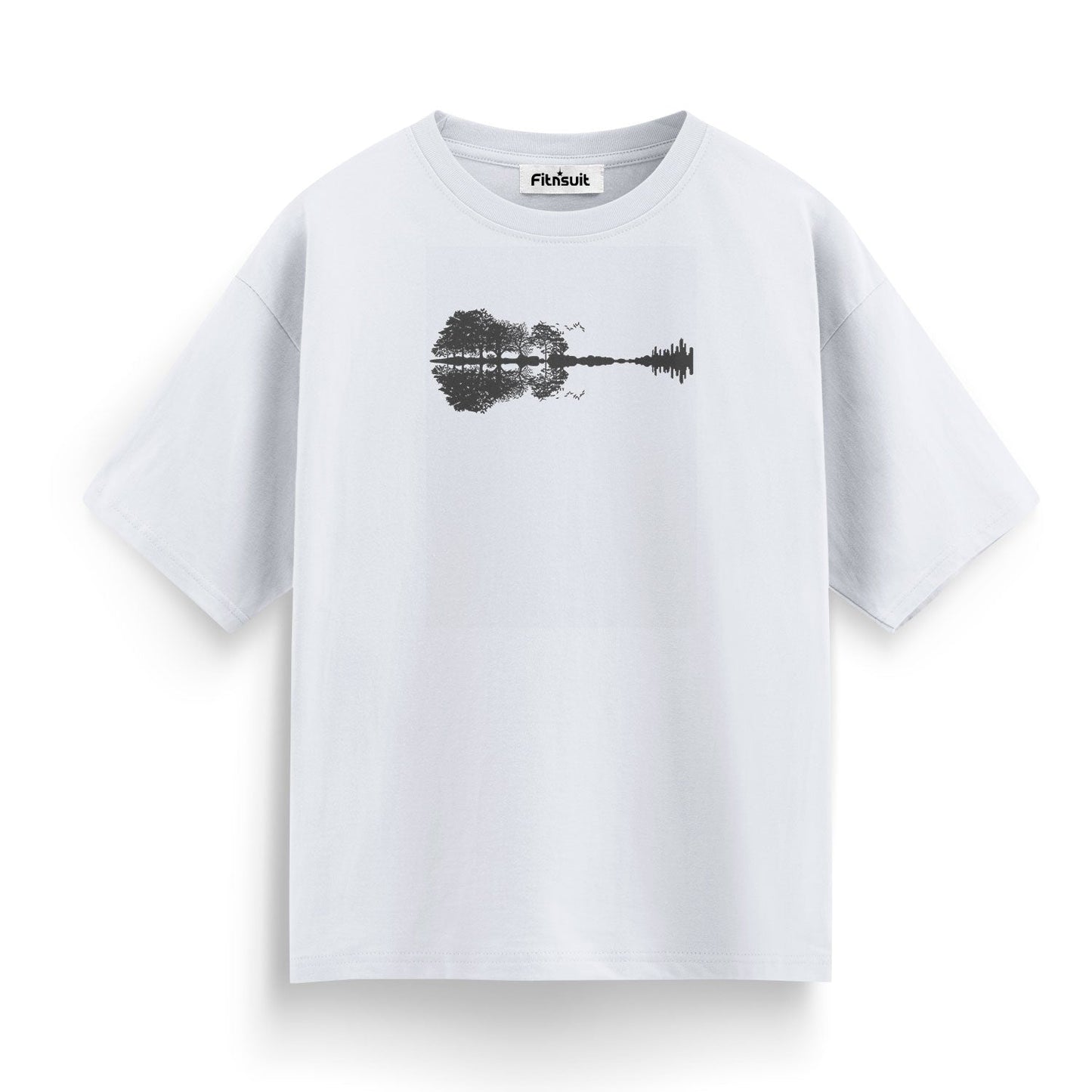 Guitar Soundwave Visual Art T shirt for everyone