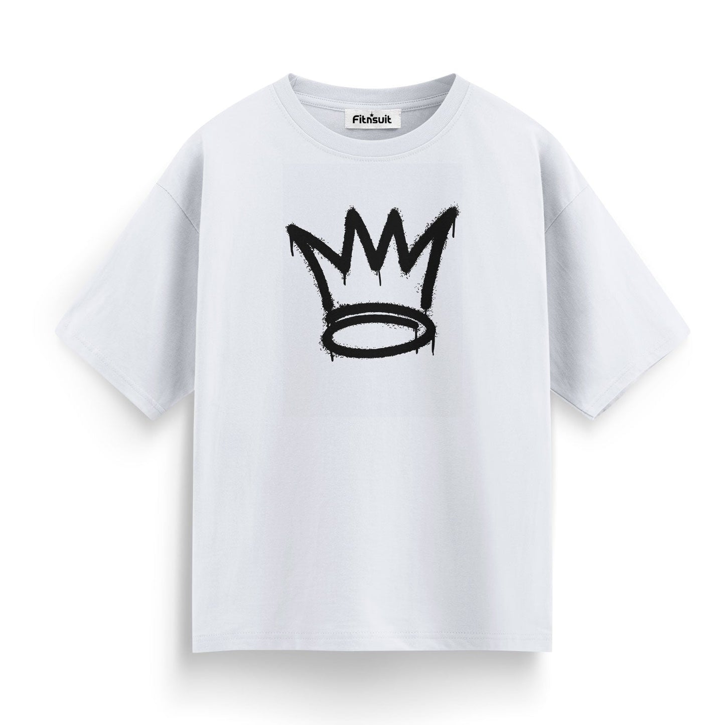 Crown Graffiti Minimalist Symbol T shirt for everyone