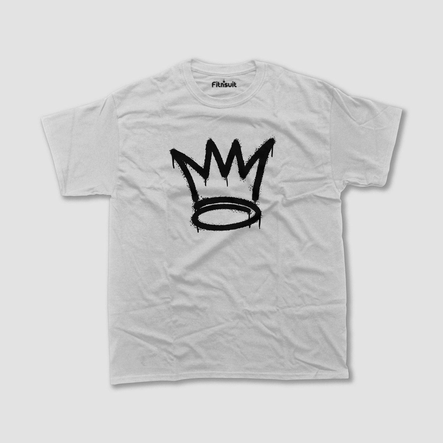 Crown Graffiti Minimalist Symbol T shirt for everyone