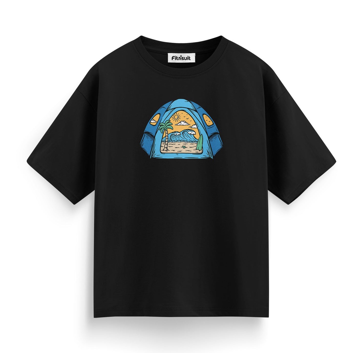 Tent Under Starry Sky T shirt for everyone