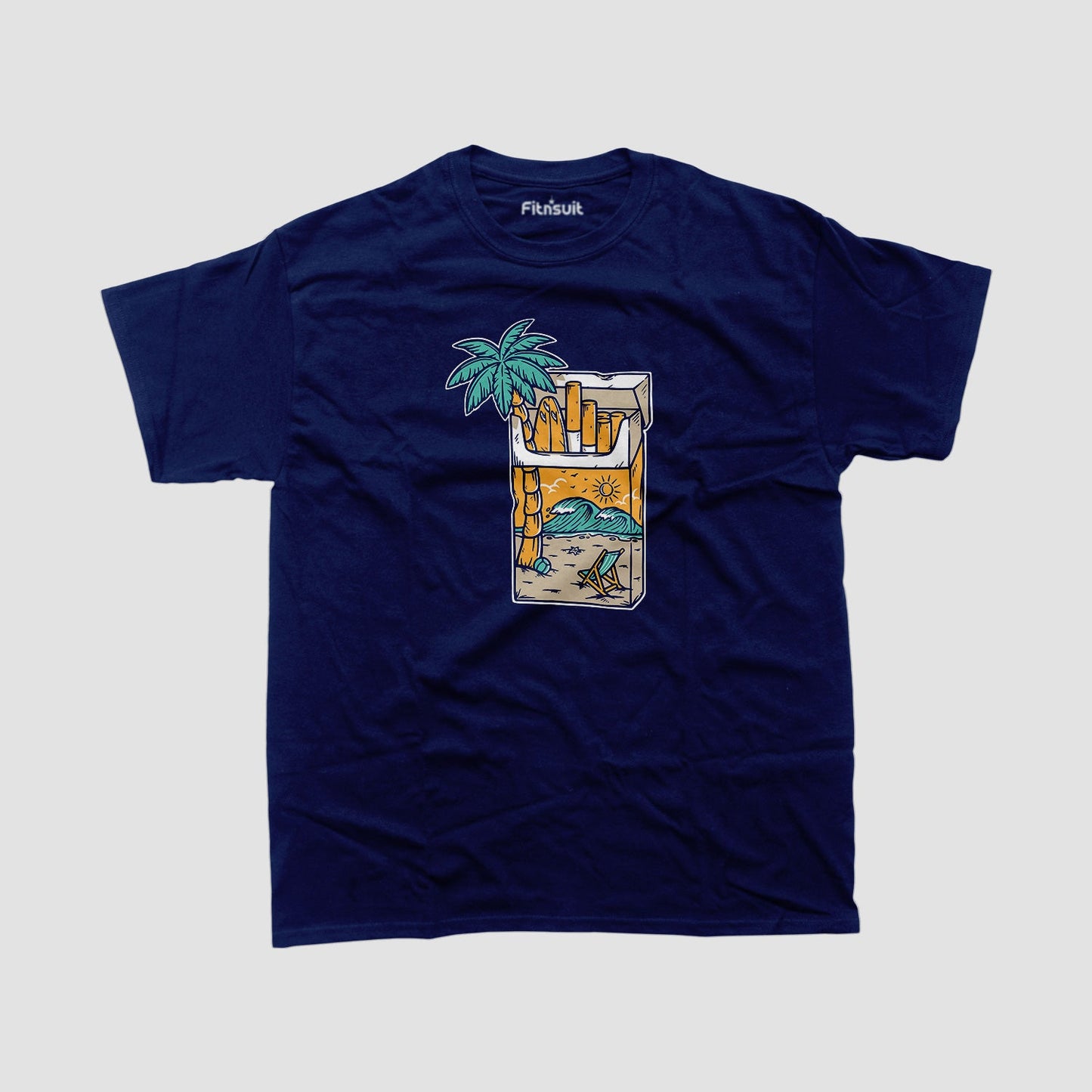 Beach in Cocktail Glass Art T shirt for everyone