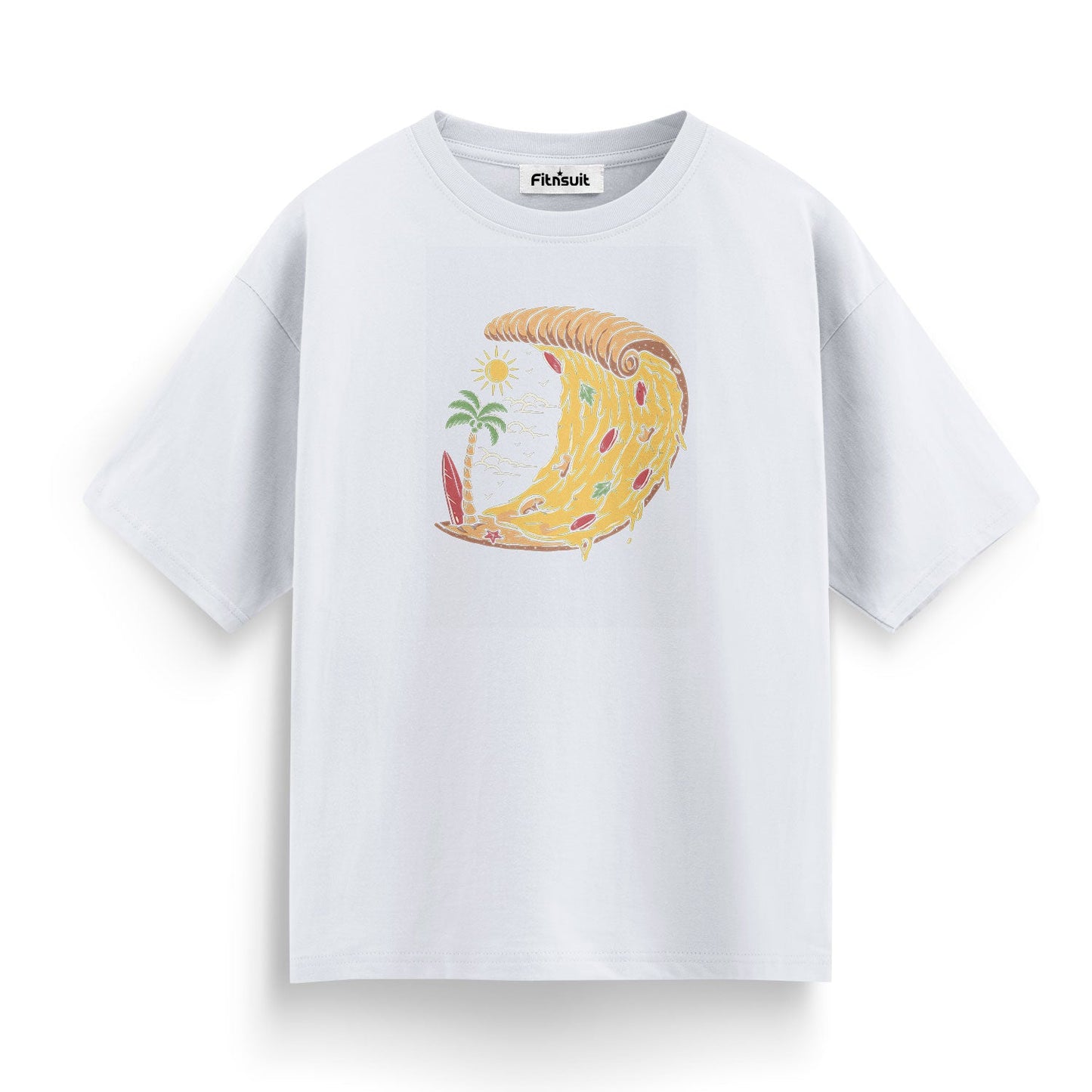 Surf Wave with Cosmic Scene T shirt for everyone