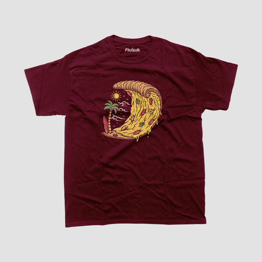 Surf Wave with Cosmic Scene T shirt for everyone