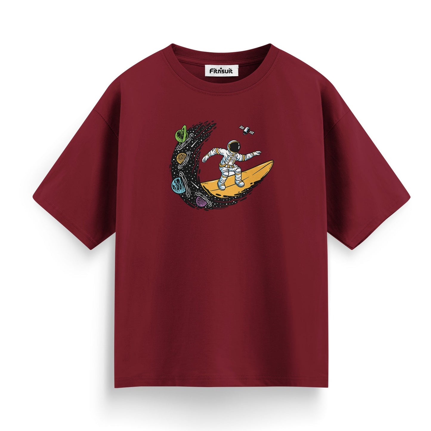 Astronaut on Crescent Moon T shirt for everyone