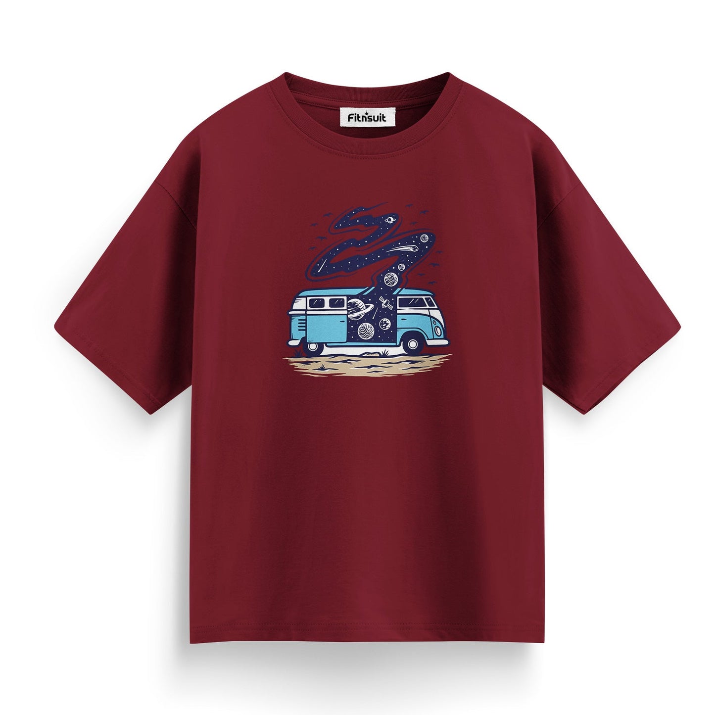 Van in Galactic Star Path T shirt for everyone