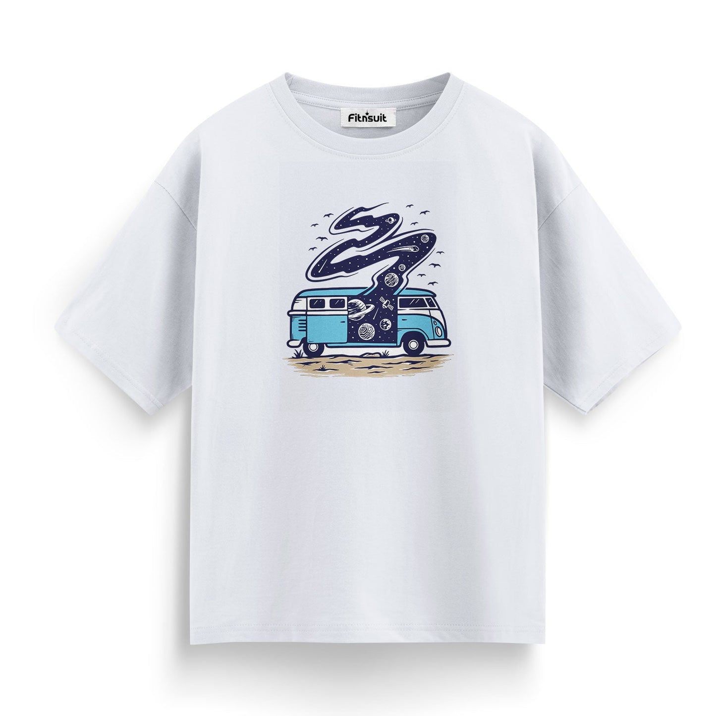 Van in Galactic Star Path T shirt for everyone