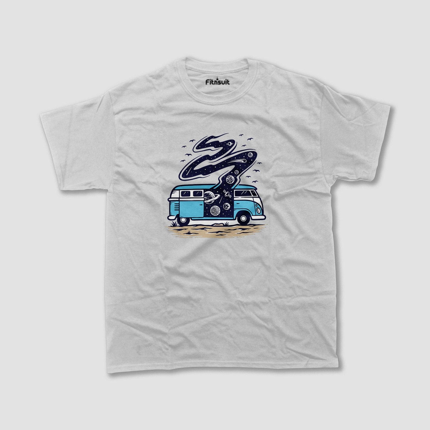 Van in Galactic Star Path T shirt for everyone