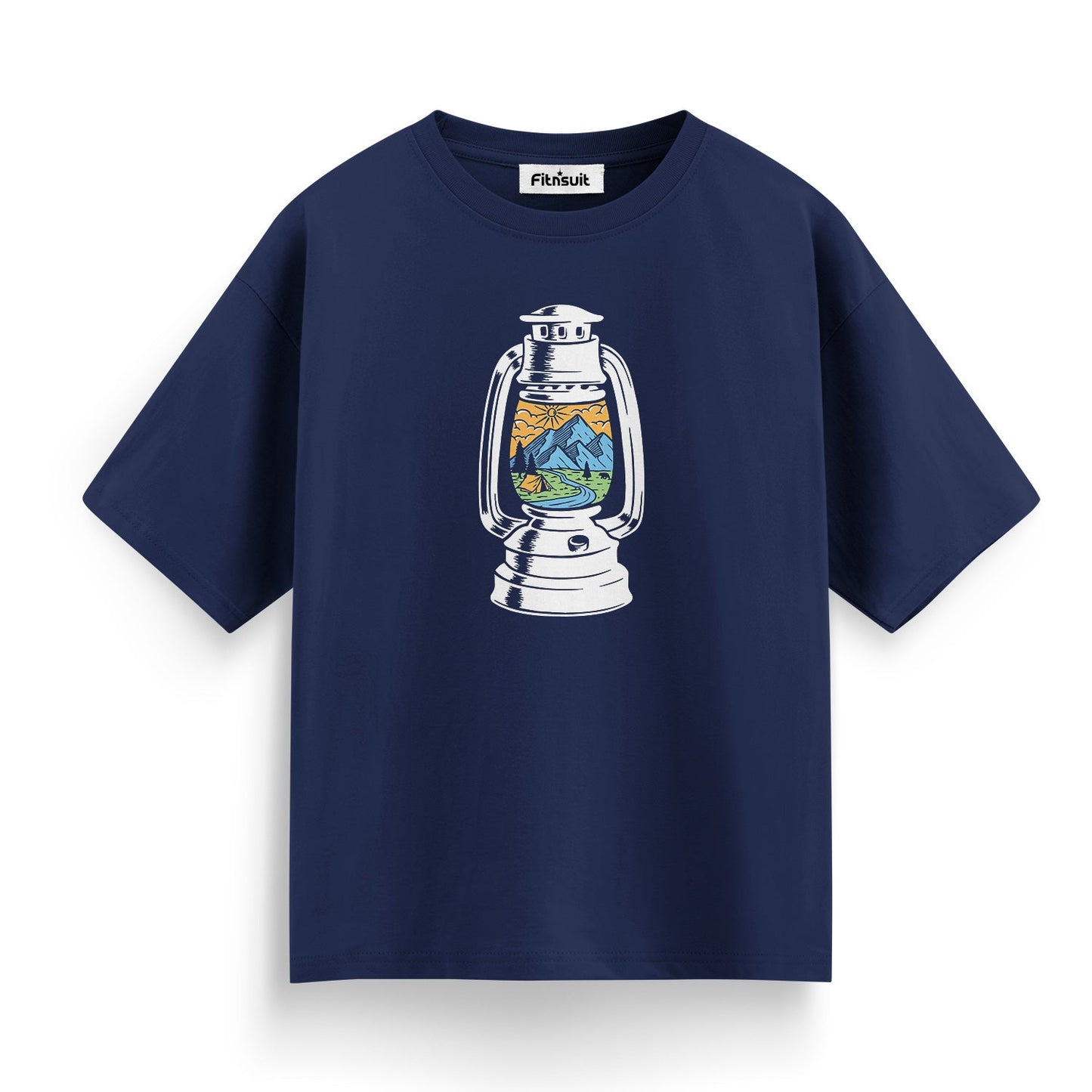 Lantern with Nature Landscape T shirt for everyone