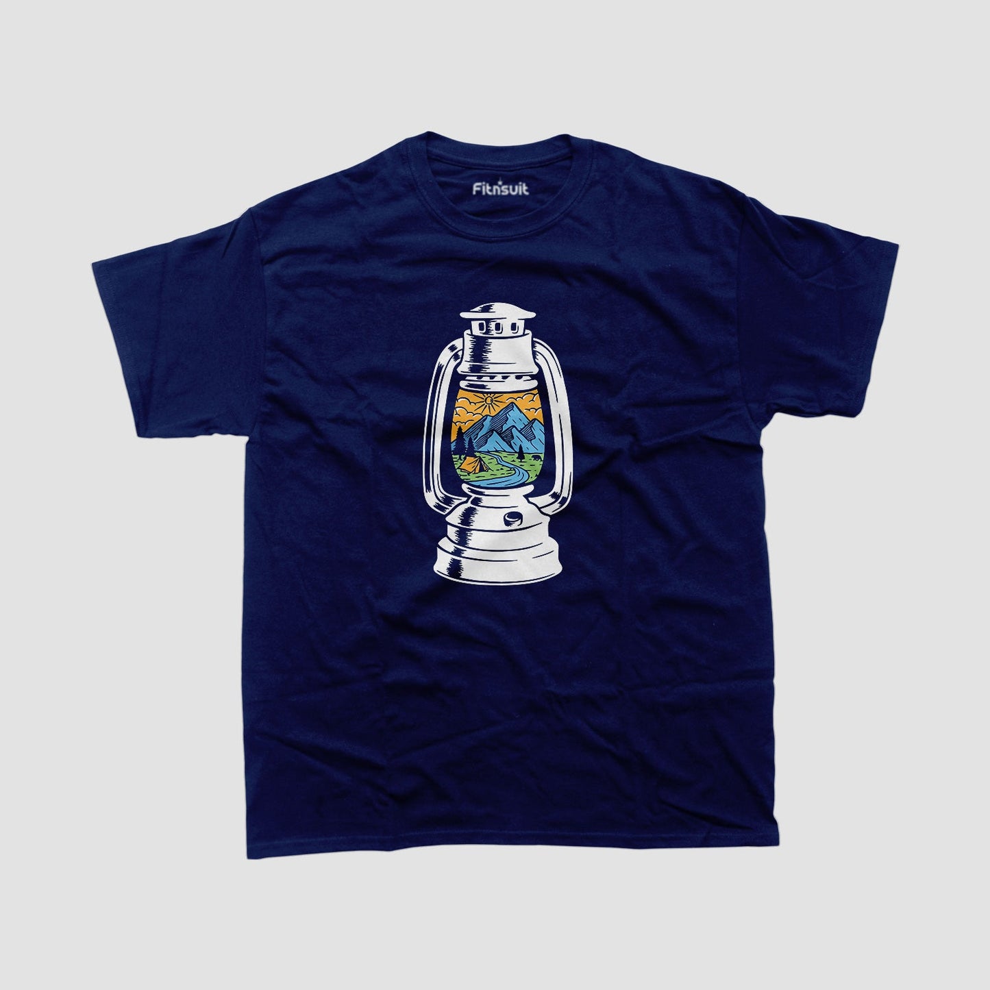 Lantern with Nature Landscape T shirt for everyone