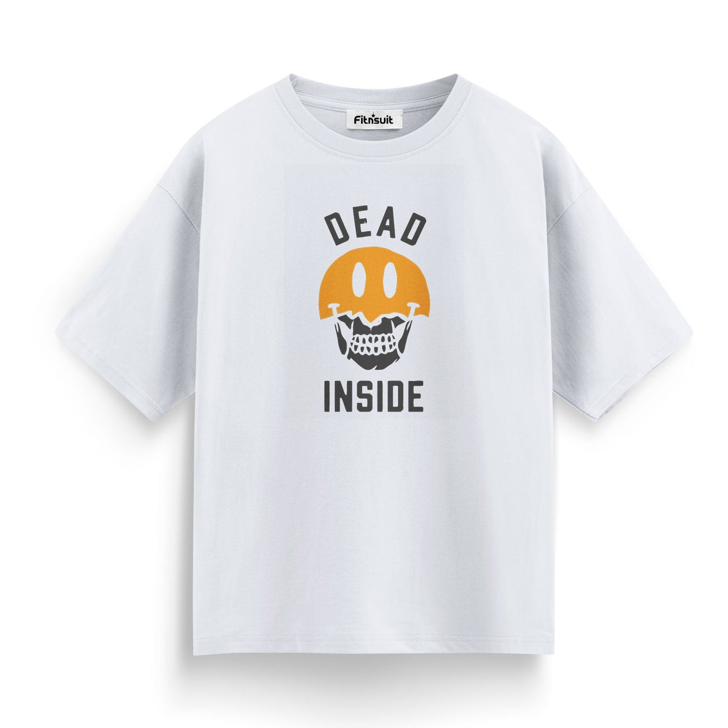 Dead Inside Smile Skull Face T shirt for everyone