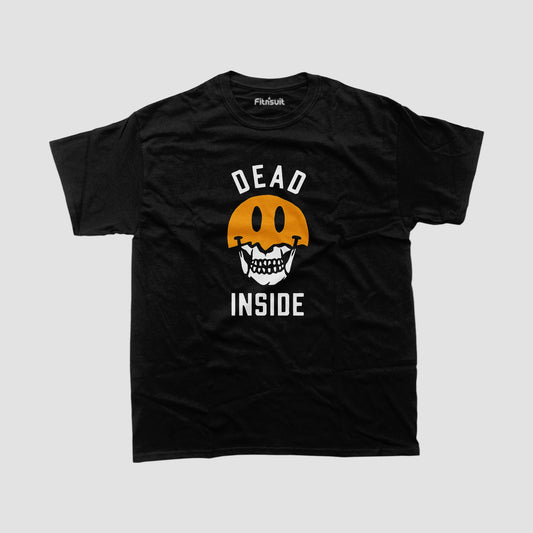 Dead Inside Smile Skull Face T shirt for everyone