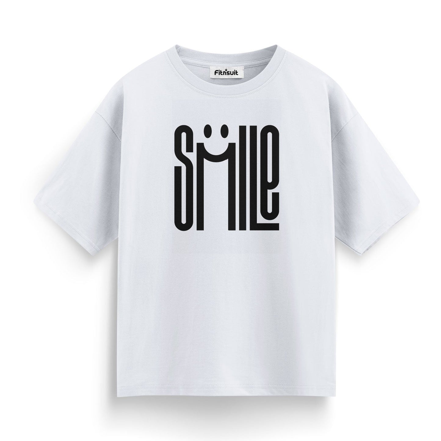 Smile Typography Creative Layout T shirt for everyone