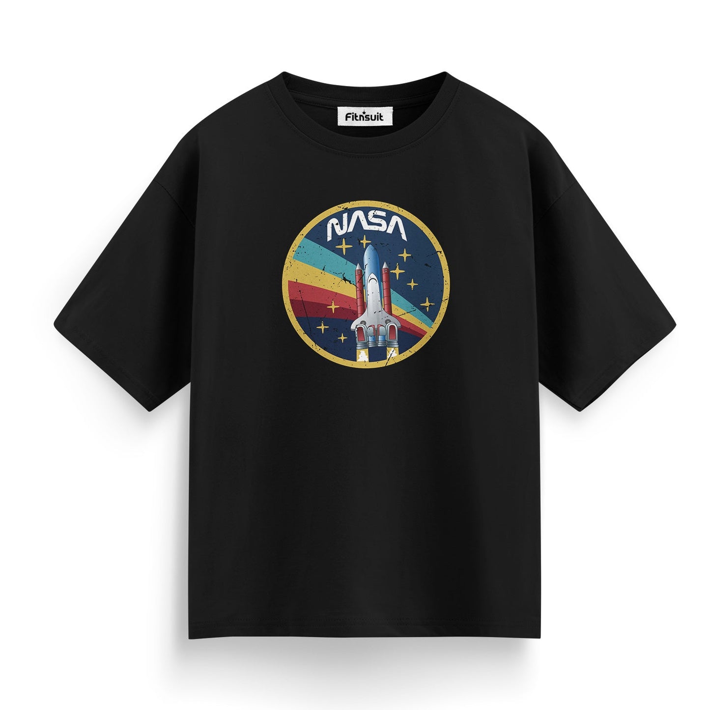 NASA Retro Badge Emblem T shirt for everyone