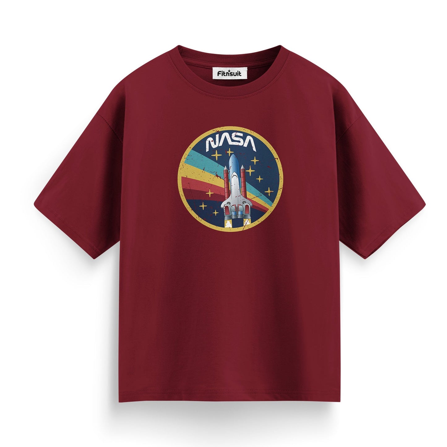 NASA Retro Badge Emblem T shirt for everyone