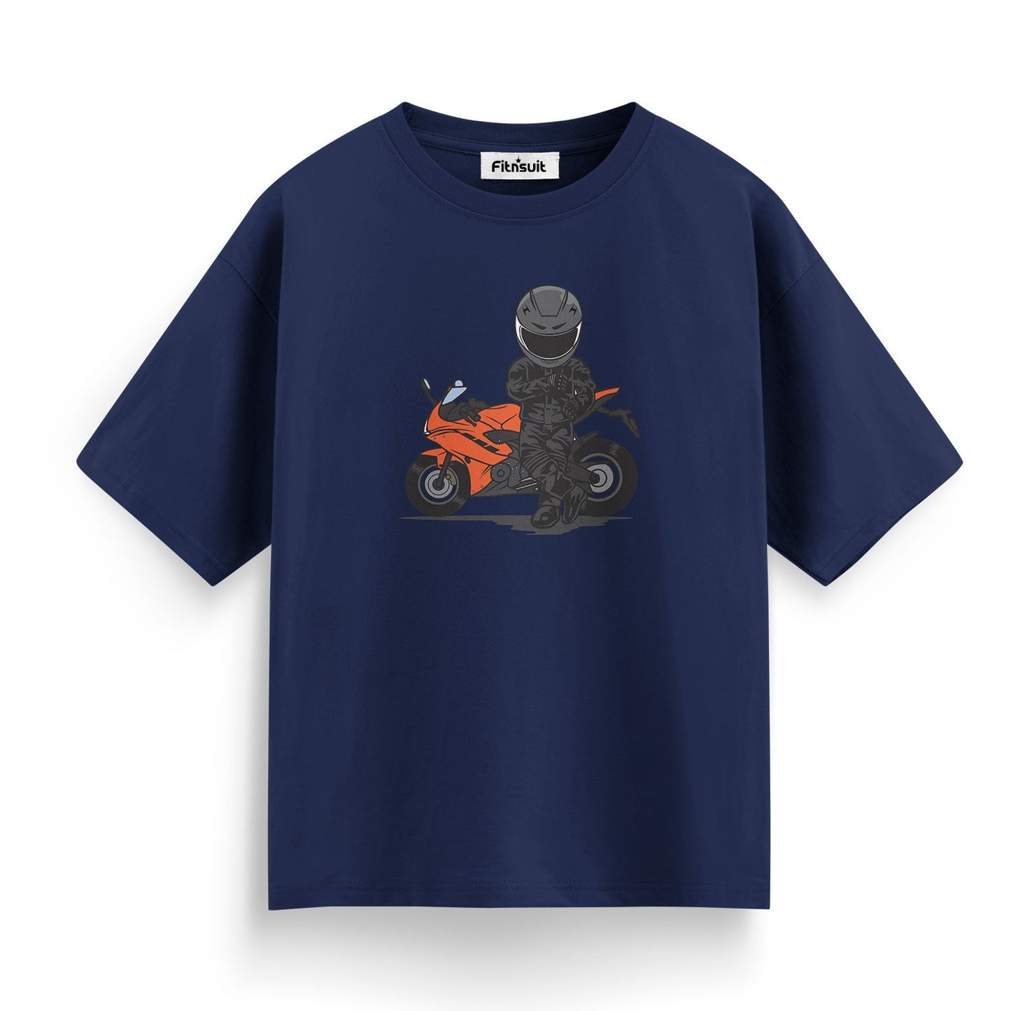 Motorcycle Rider Night Scene T shirt for everyone