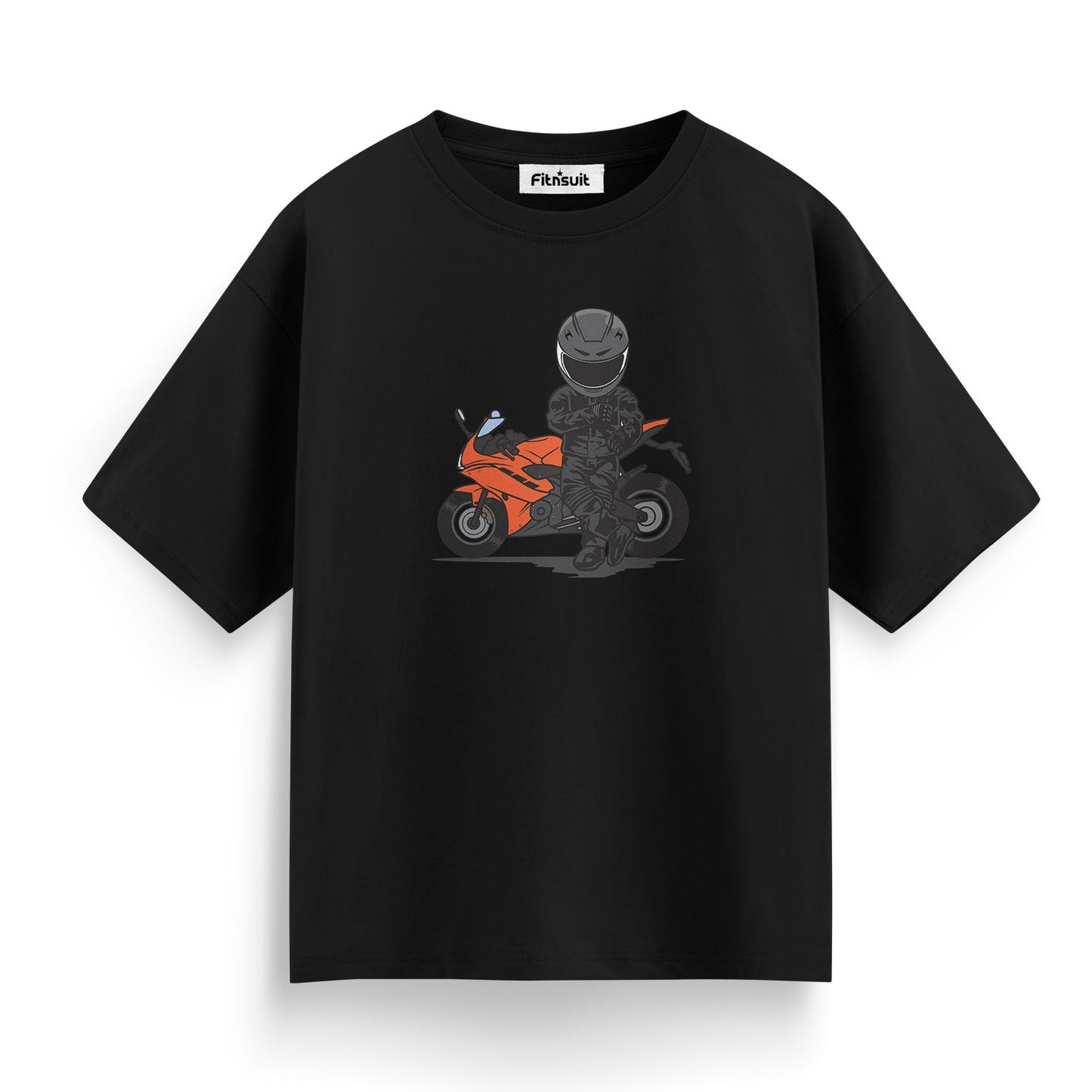 Motorcycle Rider Night Scene T shirt for everyone