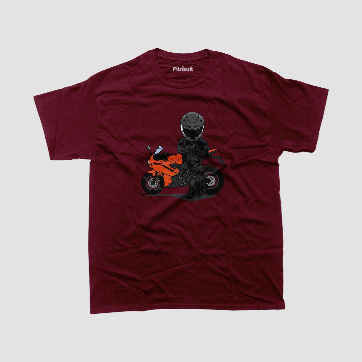 Motorcycle Rider Night Scene T shirt for everyone