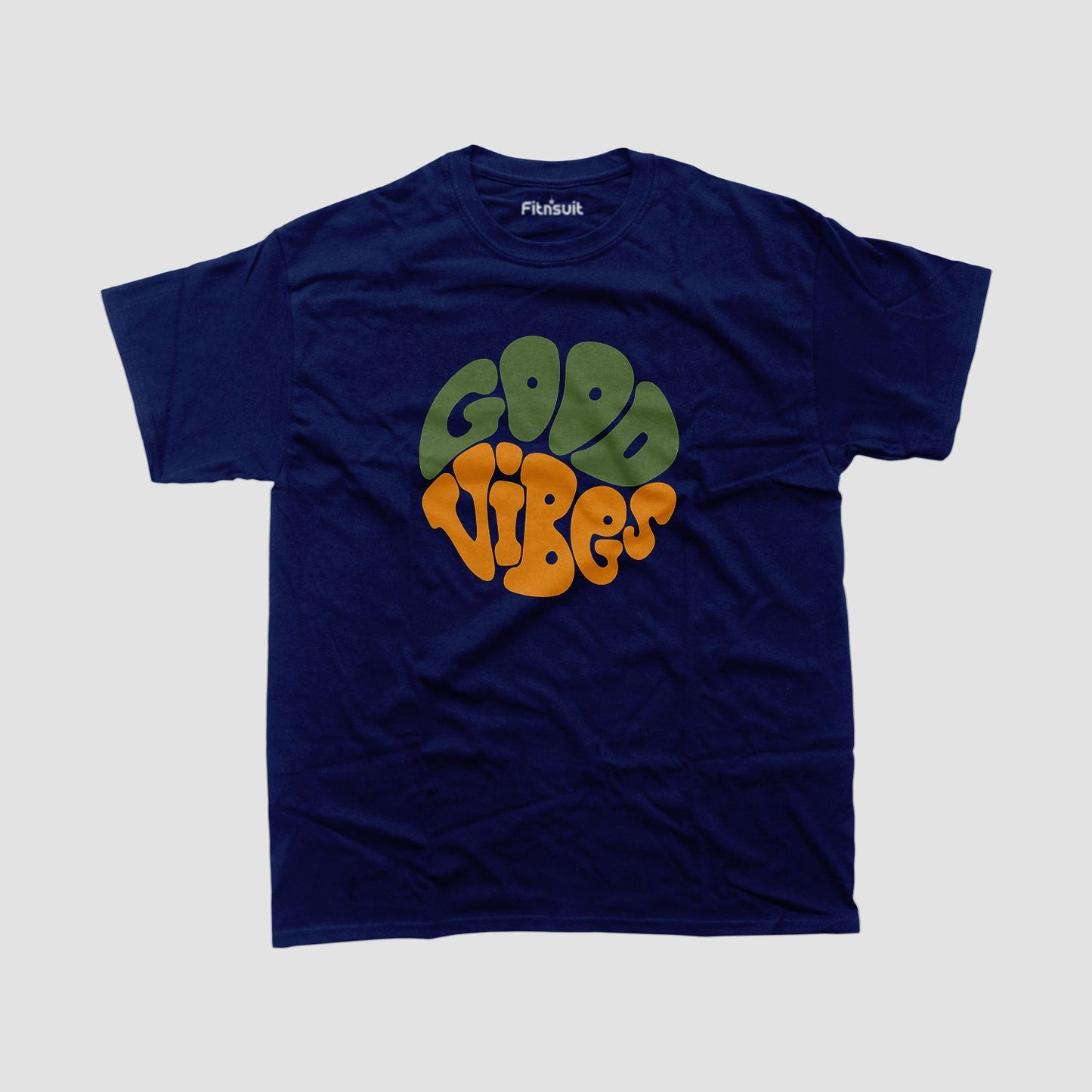 Good Vibes Groovy Typography T shirt for everyone