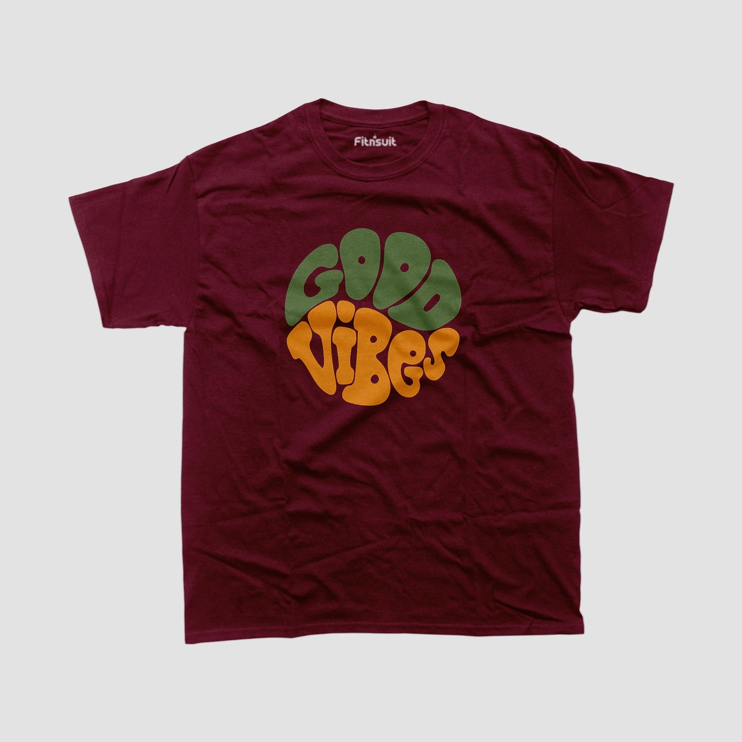 Good Vibes Groovy Typography T shirt for everyone