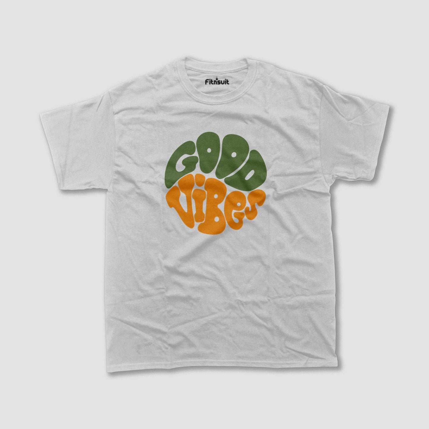 Good Vibes Groovy Typography T shirt for everyone