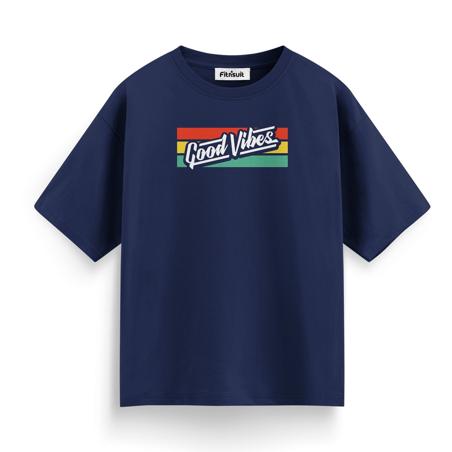 Good Vibes Retro Stripes T shirt for everyone