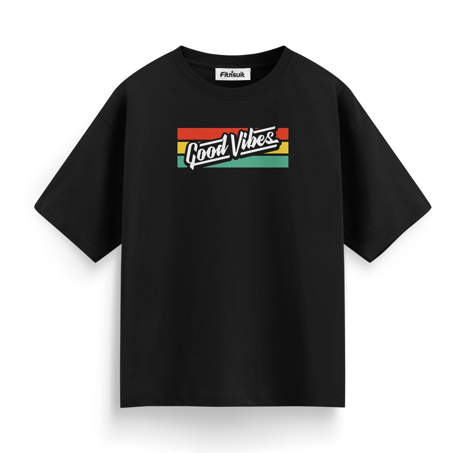 Good Vibes Retro Stripes T shirt for everyone