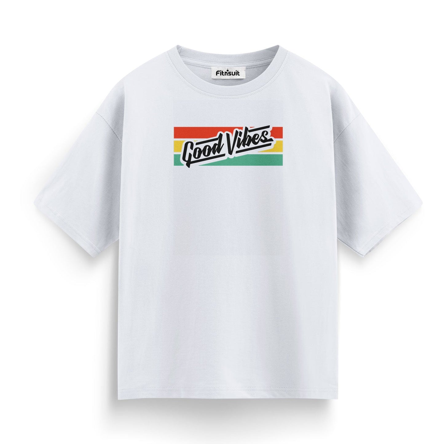 Good Vibes Retro Stripes T shirt for everyone