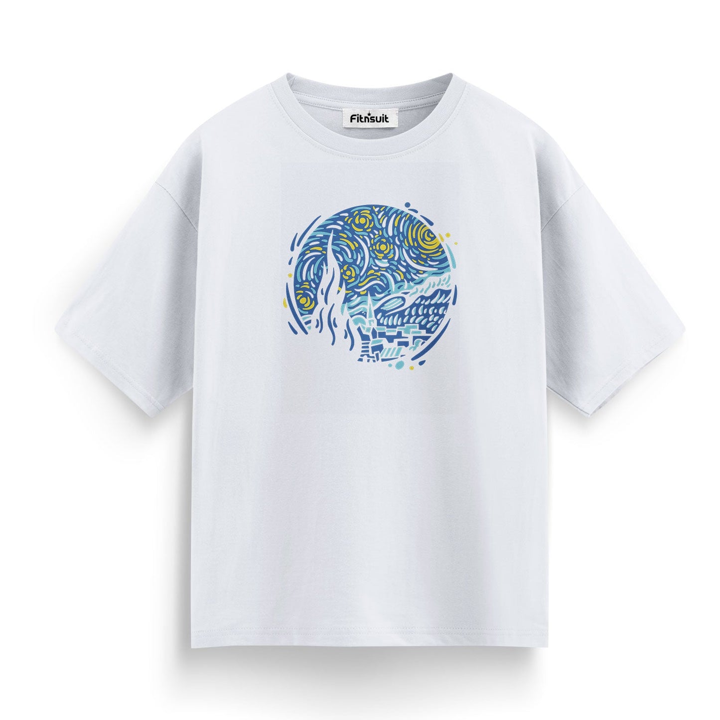 Mystical Blue Whale Art T shirt for everyone