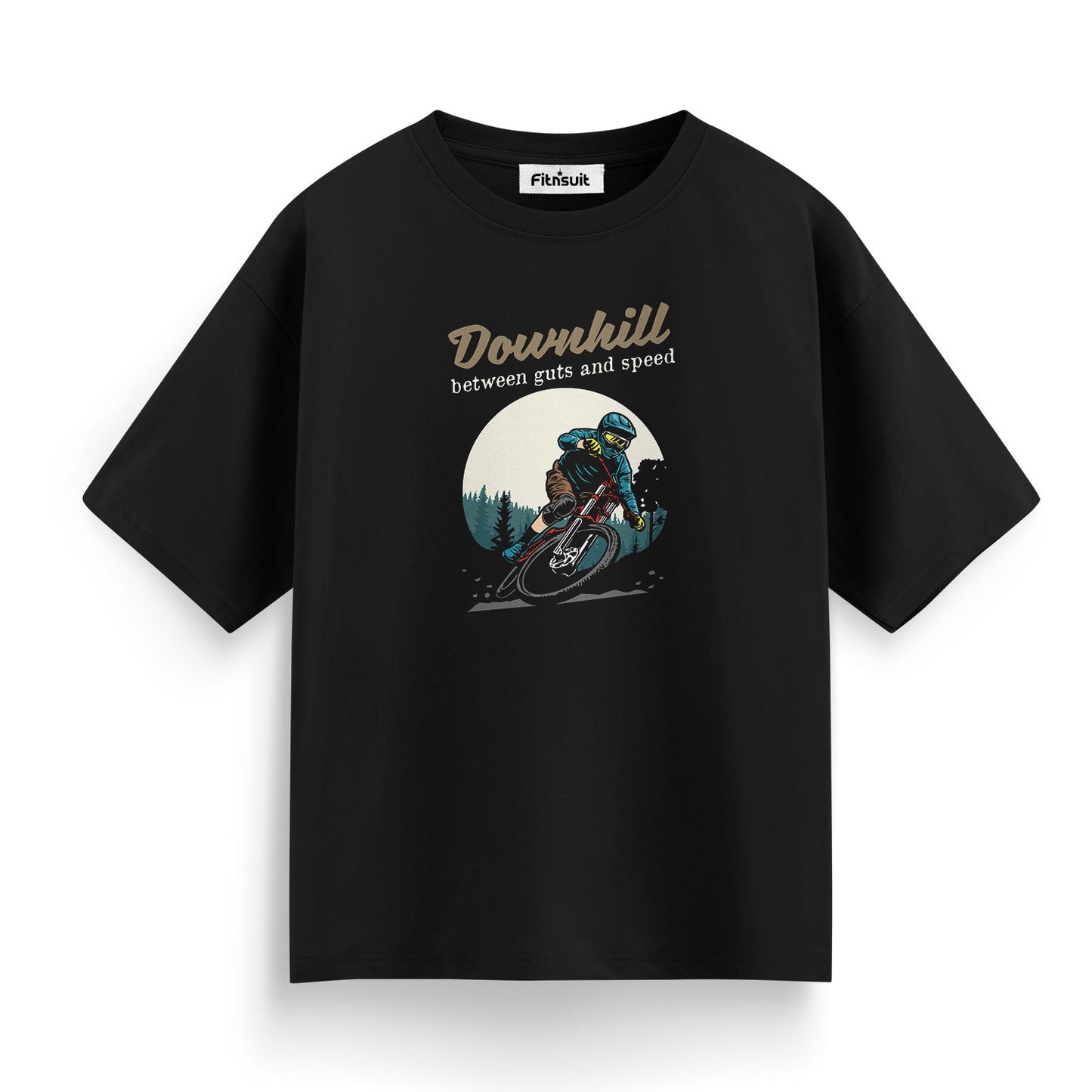 Downhill Rider Speeding T shirt for everyone