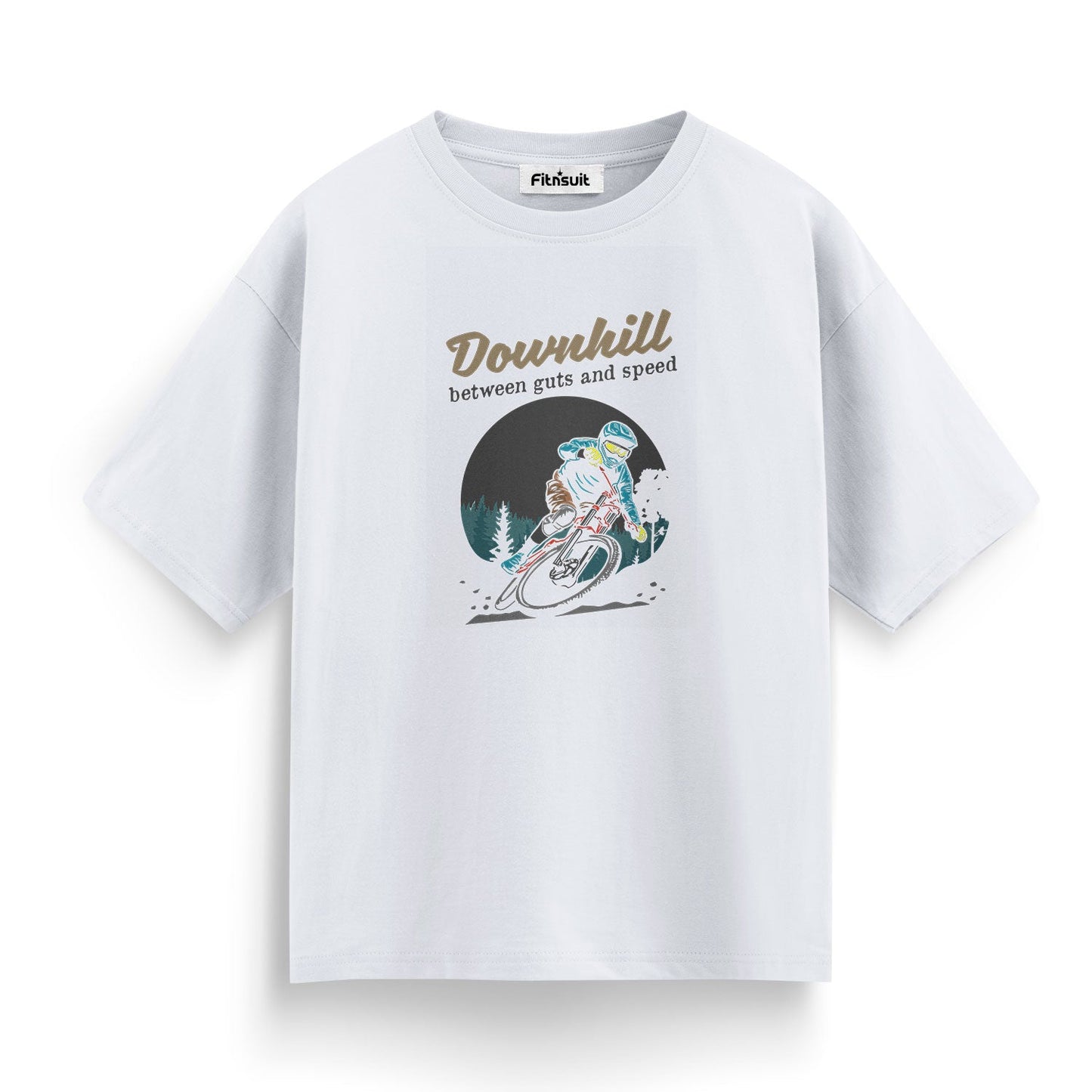 Downhill Rider Speeding T shirt for everyone